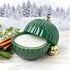 FACETED GLASS ORNAMENT CANDLE