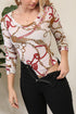 SCOOP NECK PRINTED BODY SUIT
