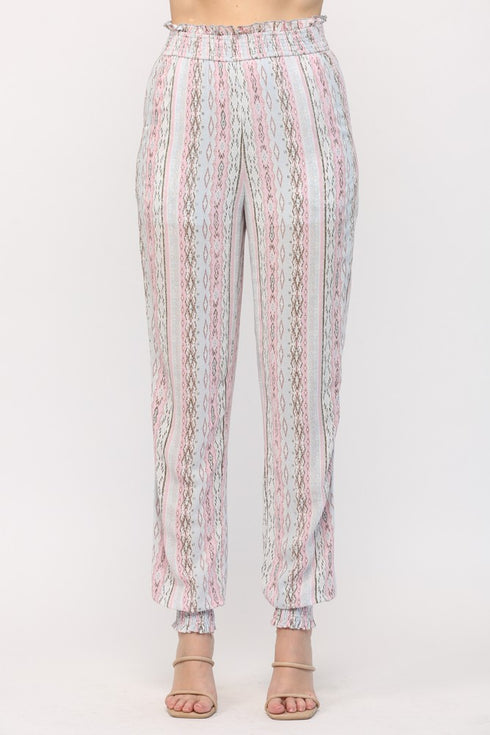 AZTEC PRINT JOGGERS