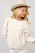 WESTERN BOOTS STITCH SWEATER