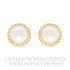 VIOLA PEARL HALO EARRINGS