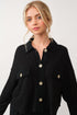 ADA CROP WAFFLE JACKET