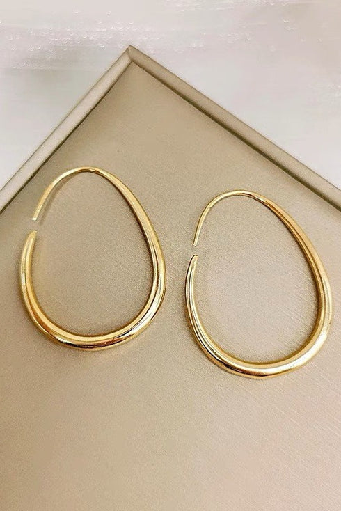 18K DIP ELEGANT HOOPS