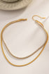 18K SS LAYERED NECKLACE