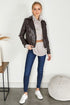MOTO JACKET WITH ZIPPERED POCKETS
