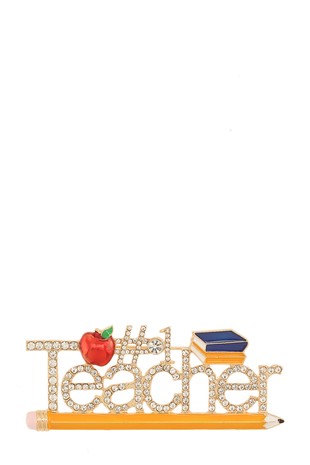 TEACHER BROOCH