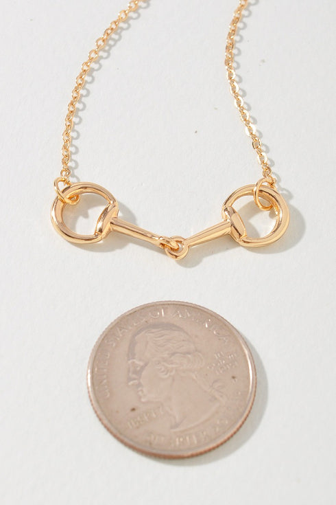 HORSE BIT CHAIN NECKLACE
