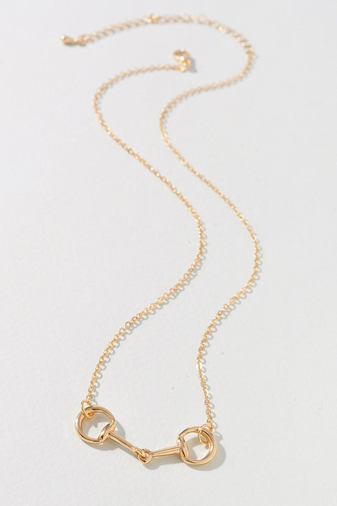 HORSE BIT CHAIN NECKLACE
