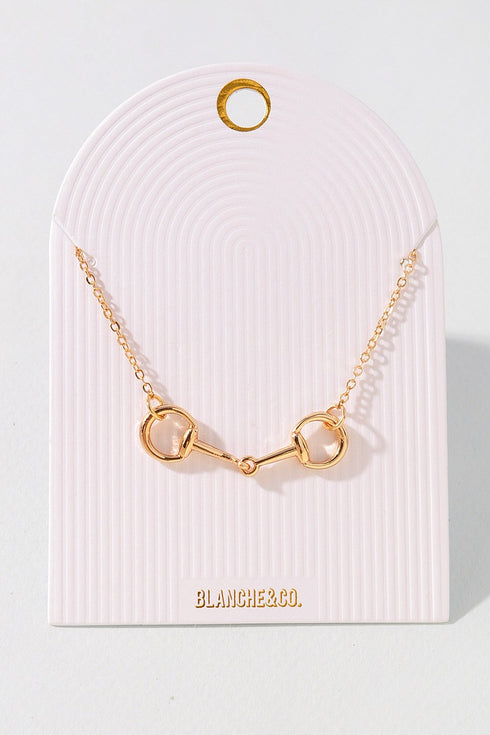 HORSE BIT CHAIN NECKLACE