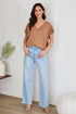 HIGH-WAIST WIDE DENIM
