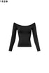OFF SHOULDER LONG SLEEVE