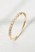 14K GOLD PLATED BEZEL AROUND BANGLE