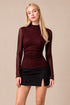 RHINESTONE LACE TOP