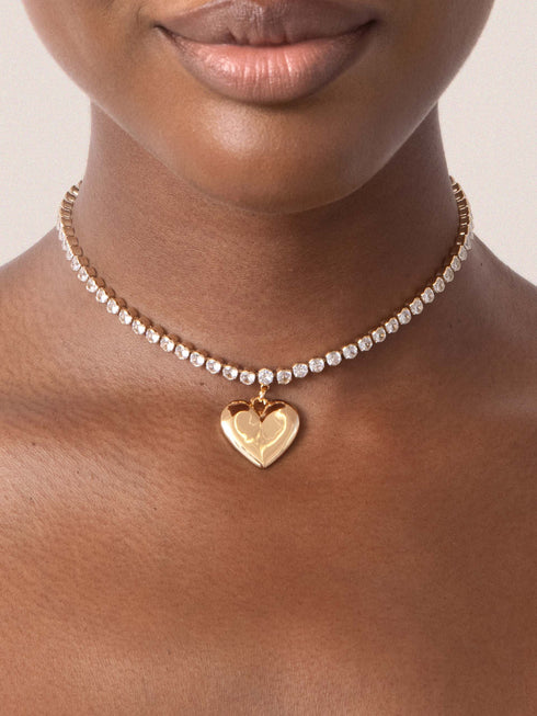 LUMINOUS LOVE TENNIS NECKLACE
