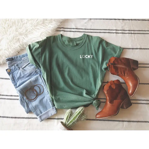 LUCKY IRISH GRAPHIC TEE