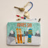 BEADED COIN POUCH