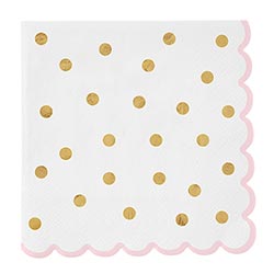 FOIL SCALLOP NAPKIN