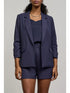RACHEL SHIRRED SLEEVE BLAZER