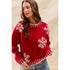 3D SNOWFLAKE SWEATER