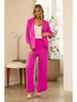 RACHEL SHIRRED SLEEVE BLAZER