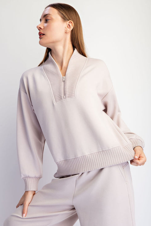 MODAL V NECK TOP
