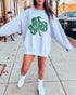 St Patricks Lucky Adult Crewneck Pullover