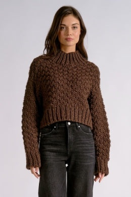 LEXLEY ESPRESSO KNIT SWEATER