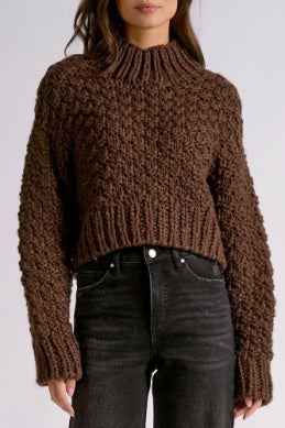 LEXLEY ESPRESSO KNIT SWEATER